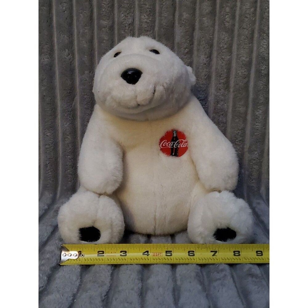 Coca Cola Polar Bear Plush 1993 Vintage Always Coca Cola 10"